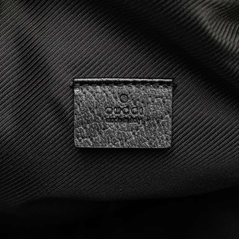Gucci GG Canvas Handbag Black Canvas Good condition - Box View