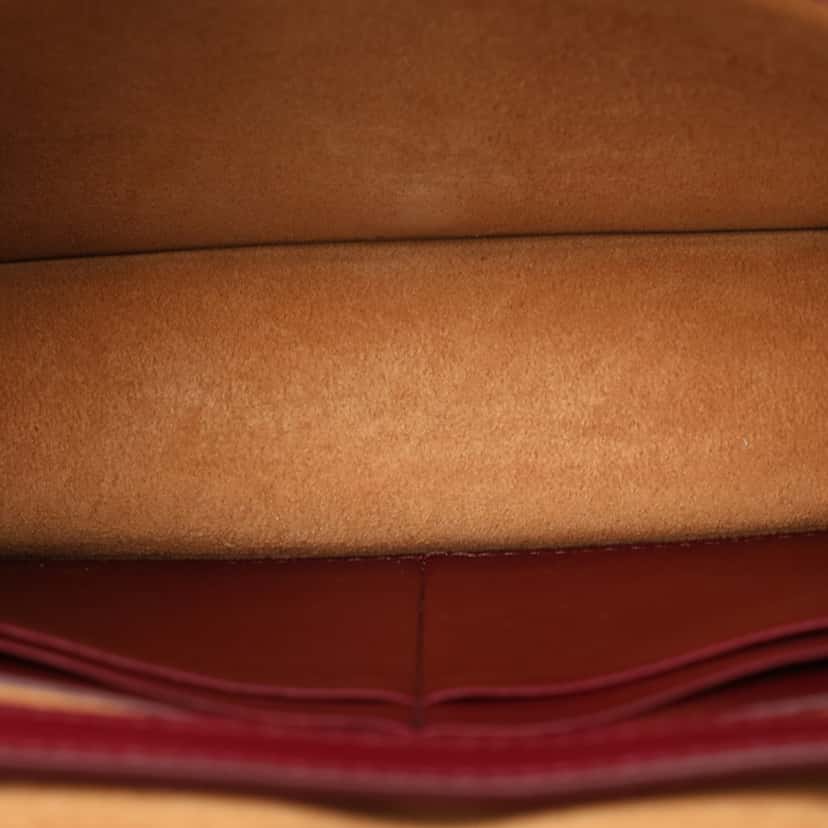 Bottega Veneta Nappa Intrecciato Cassette Crossbody Red Leather Good condition - Box View