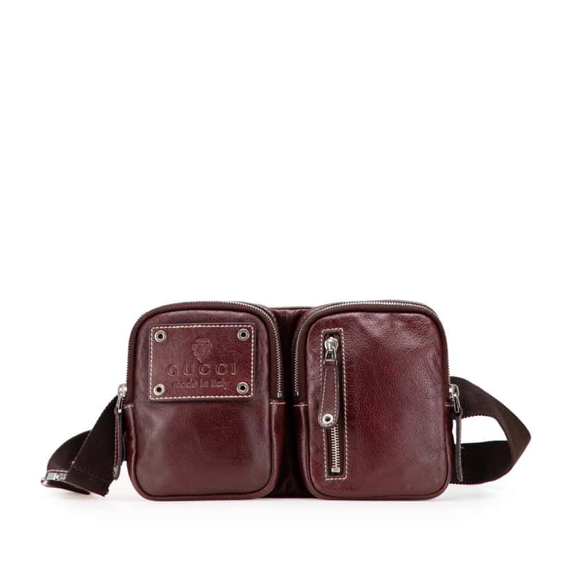 Gucci Leather Hysteria Belt Bag Red Leather Good condition - Front View