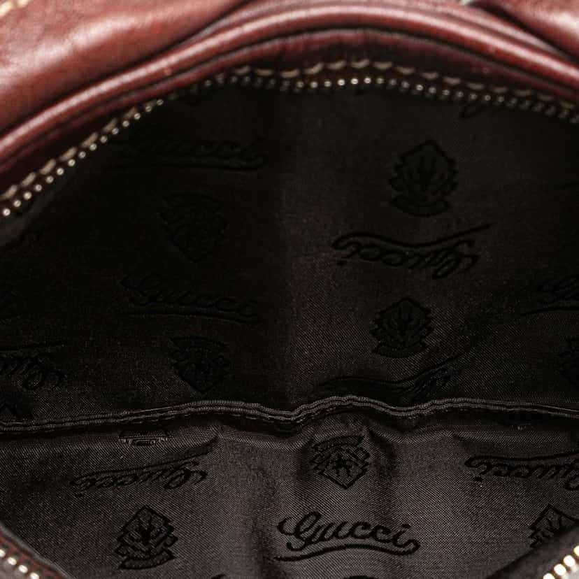 Gucci Leather Hysteria Belt Bag Red Leather Good condition - Model View