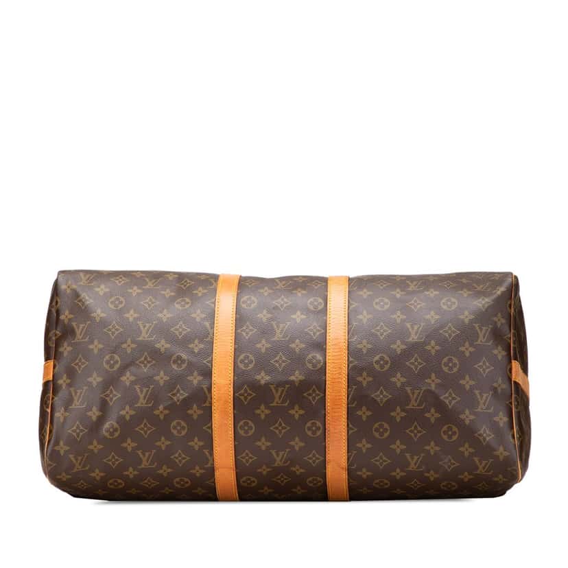Louis Vuitton Monogram Keepall Bandouliere 55 Brown Canvas Good condition - Inside View