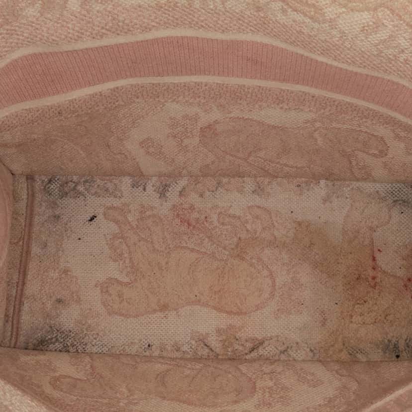 Dior Medium Toile de Jouy Book Tote Pink Canvas Good condition - Box View