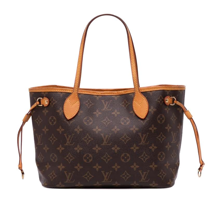 Louis Vuitton Monogram Neverfull PM Brown Canvas Good condition - Front View