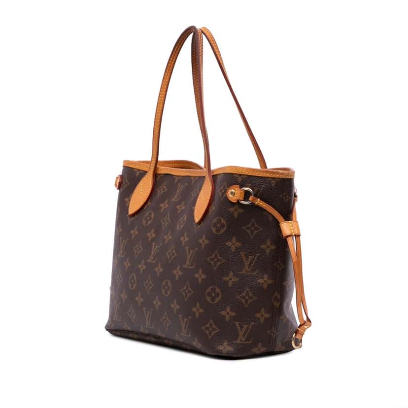Louis Vuitton Monogram Neverfull PM Brown Canvas Good condition - Back View