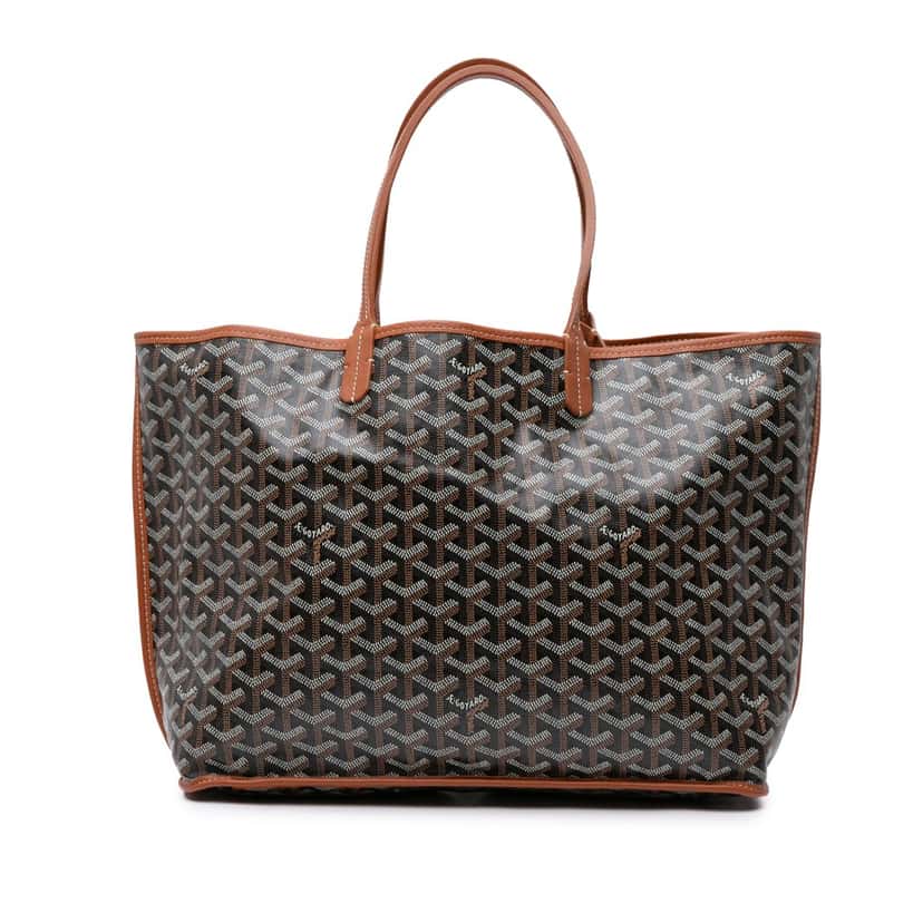 Goyard Goyardine Reversible Anjou PM Black Canvas Good condition - Front View