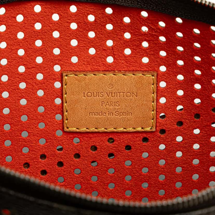 Louis Vuitton Monogram Perforated Pochette Accessoires Brown Canvas Good condition - Box View