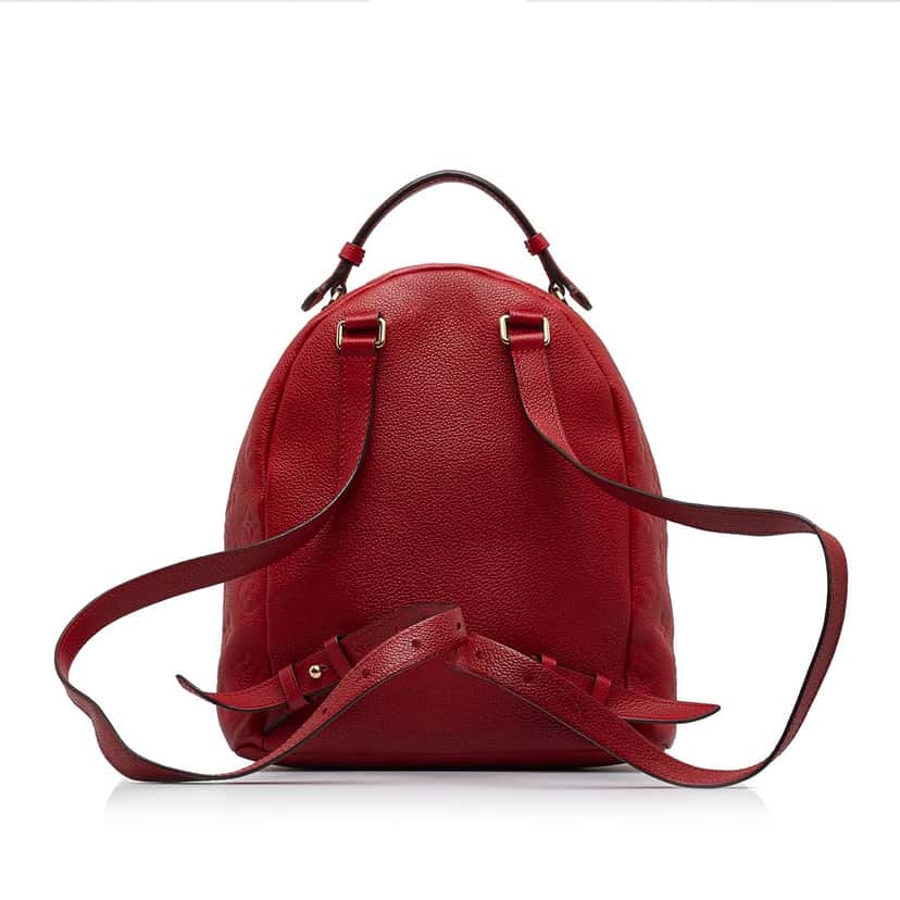 Louis Vuitton Monogram Empreinte Sorbonne Red Leather Good condition - Inside View