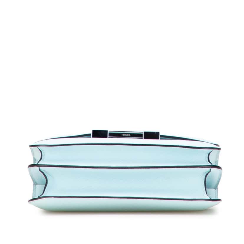 Hermès Mini Epsom Constance 18 Blue Leather Good condition - Inside View
