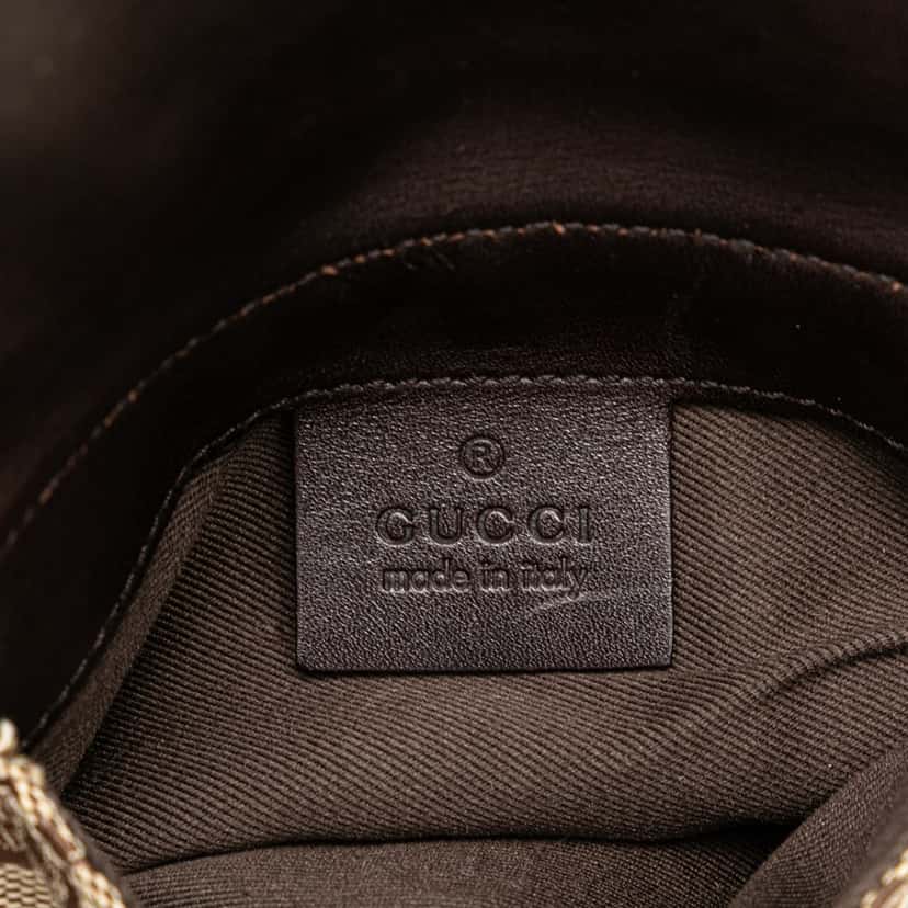 Gucci GG Canvas Belt Bag Brown Canvas Good condition - Box View