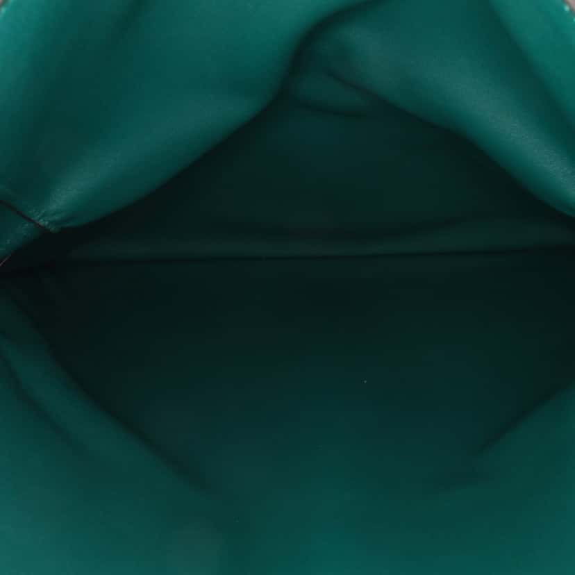 Hermès Evercolor Pliplat Clutch Green Leather Good condition - Model View