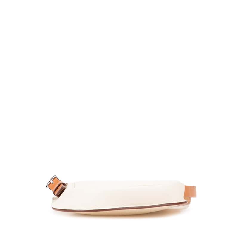 Hermès Togo Perspective Cavaliere 21 White Leather Good condition - Inside View