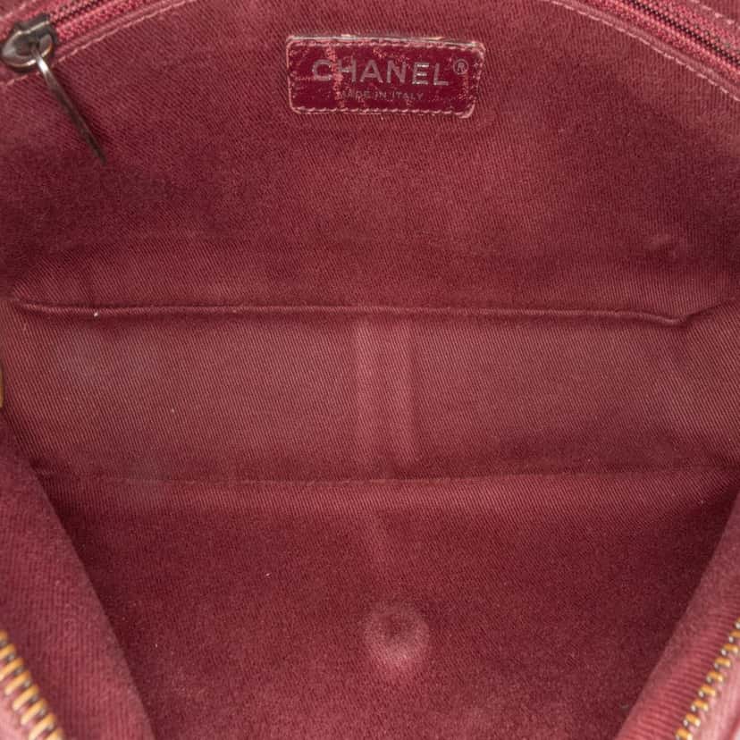 Chanel Paris Edinburgh Medium Calfskin Coco Sporran Flap Red Leather Good condition - Model View