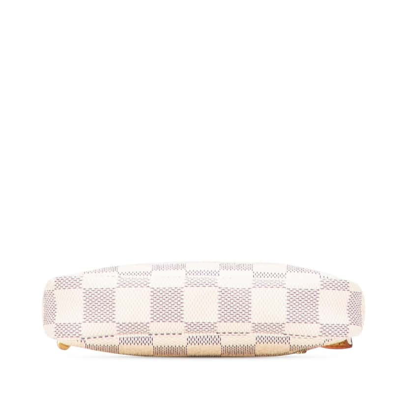 Louis Vuitton Damier Azur Mini Pochette Accessoires White Canvas Good condition - Inside View