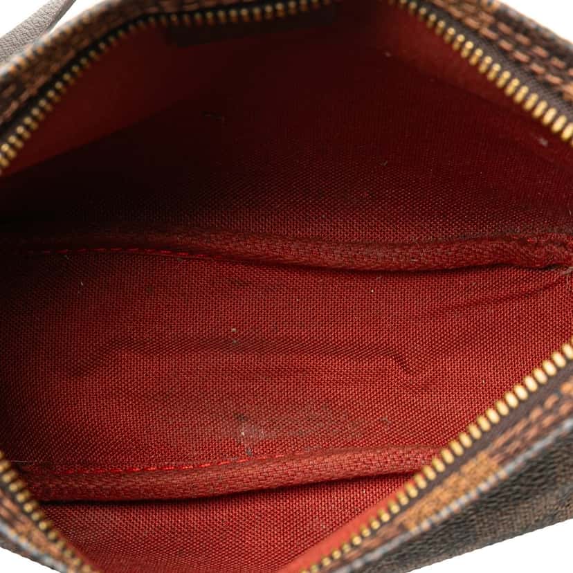 Louis Vuitton Damier Ebene Trousse Pochette Brown Canvas Good condition - Model View