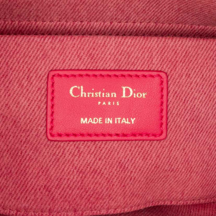 Dior Medium Denim Macrocannage Lady D Joy Pink Denim Very good condition - Box View