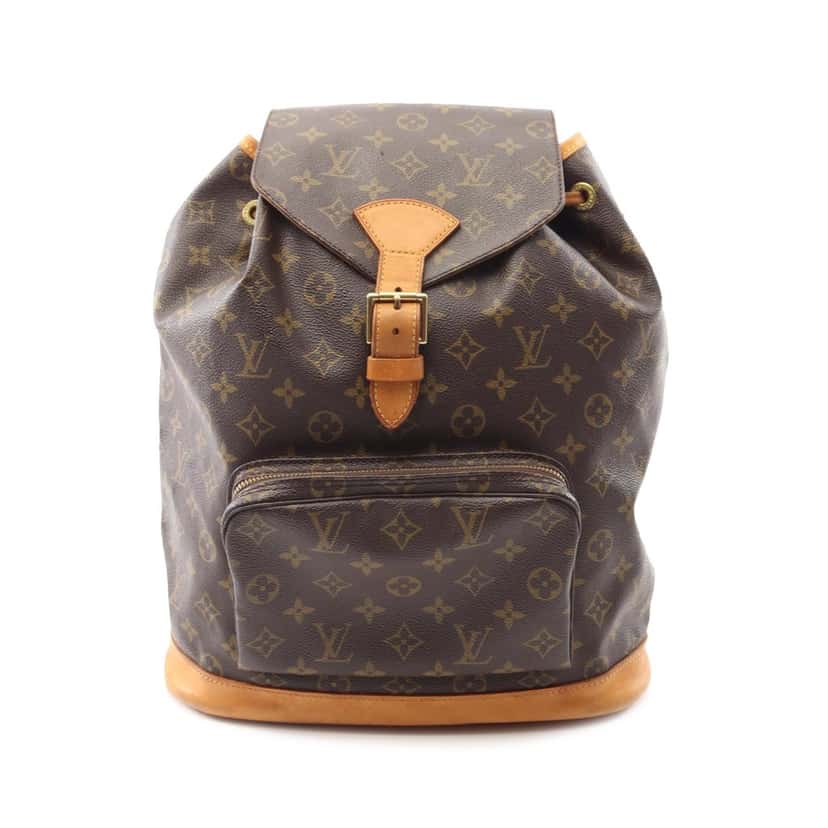 Louis Vuitton Monogram Montsouris GM Brown Canvas Good condition - Front View