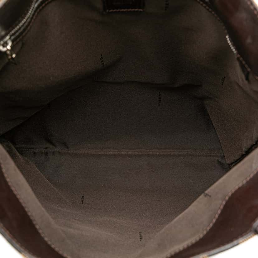 Fendi Zucca Canvas Tote Brown Canvas Good condition - Model View