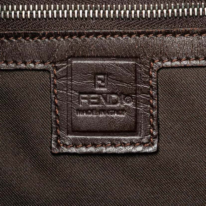 Fendi Zucca Canvas Tote Brown Canvas Good condition - Box View