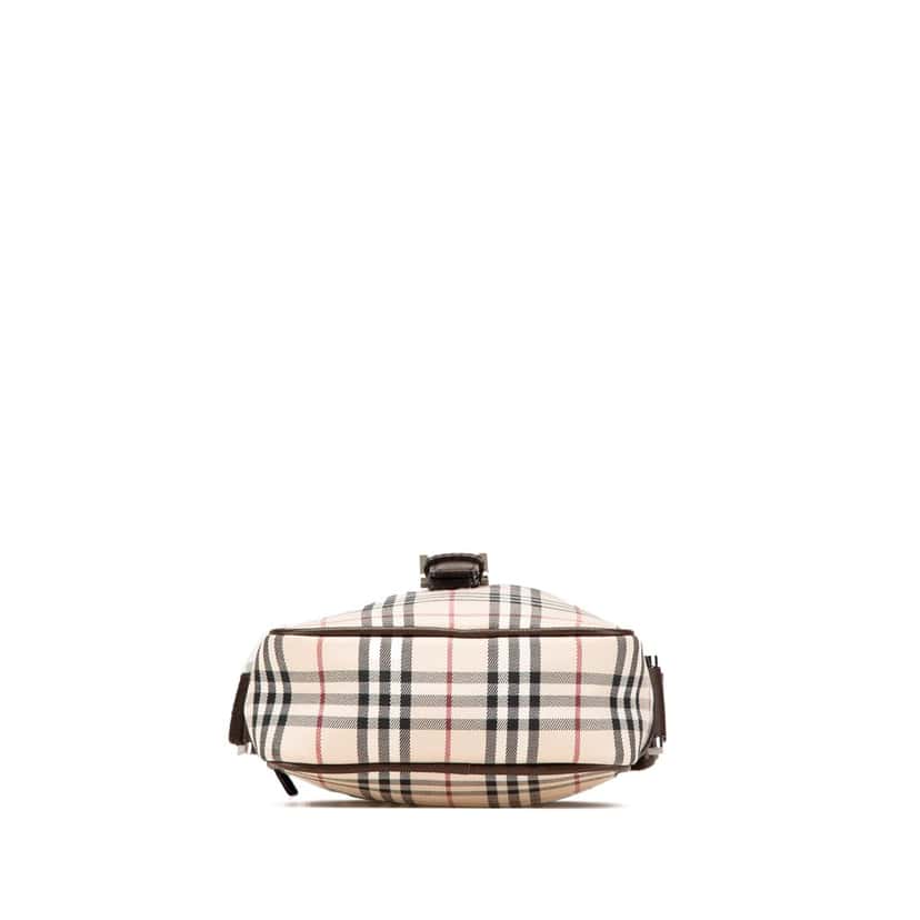 Burberry House Check Canvas Crossbody Brown Canvas Very good condition - Inside View