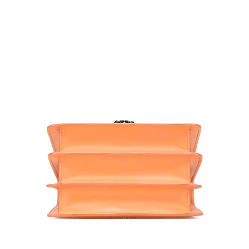 Bvlgari Calfskin Serpenti Forever Top Handle Orange Leather Good condition - Inside View