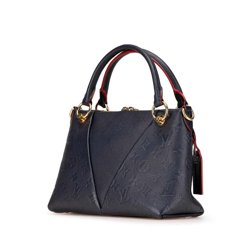 Louis Vuitton Monogram Empreinte V Tote BB Blue Leather Good condition - Back View