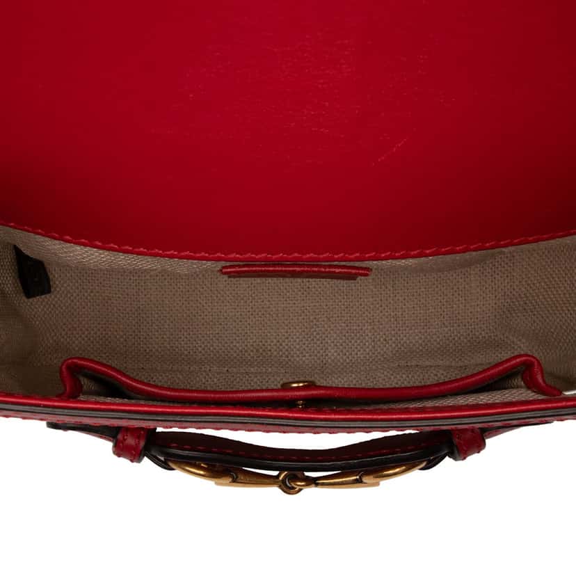 Gucci Small GG Canvas Lady Web Crossbody Brown Canvas Good condition - Model View