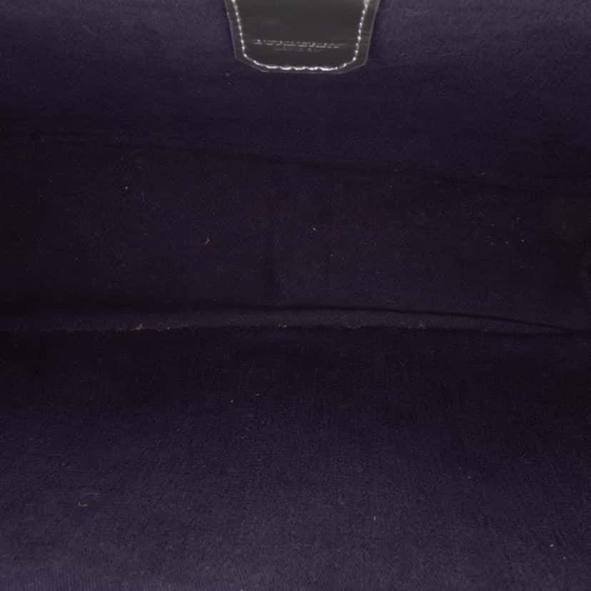 Burberry Denim Frame Shoulder Bag Grey Denim Good condition - Model View