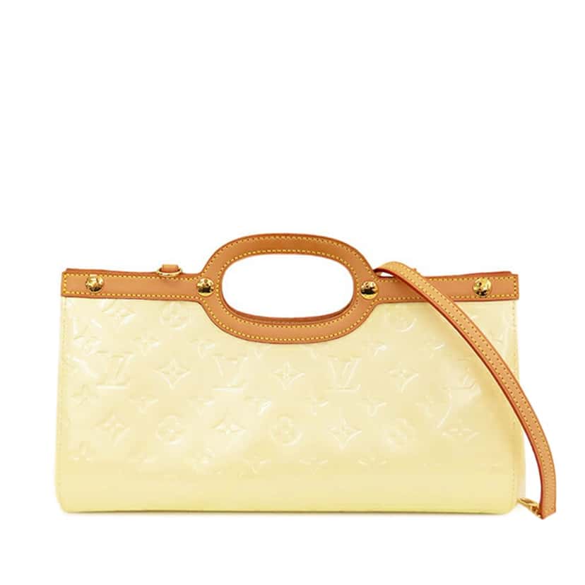 Louis Vuitton Monogram Vernis Roxbury Drive Yellow Leather Good condition - Front View