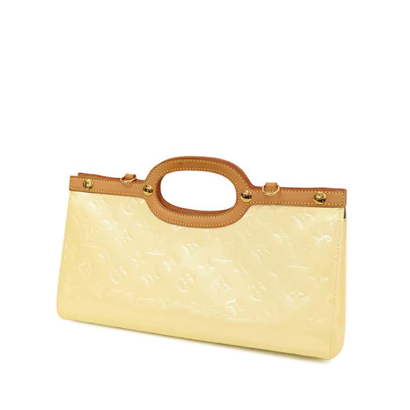 Louis Vuitton Monogram Vernis Roxbury Drive Yellow Leather Good condition - Back View