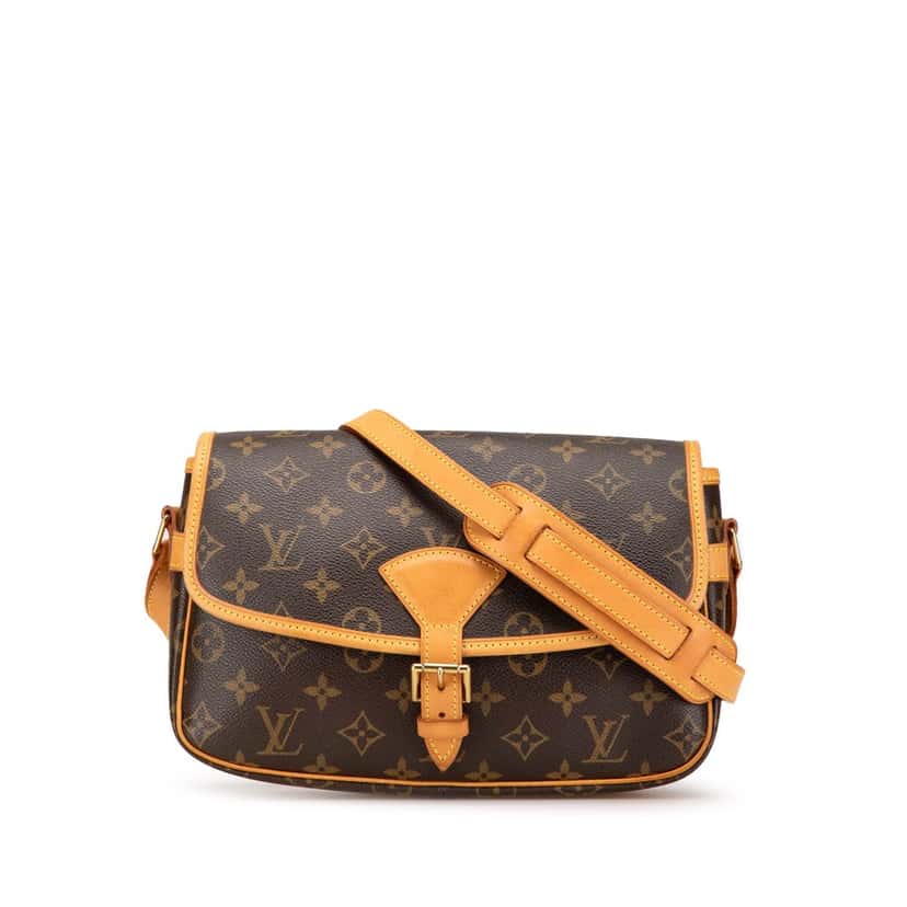 Louis Vuitton Monogram Sologne Brown Canvas Good condition - Front View