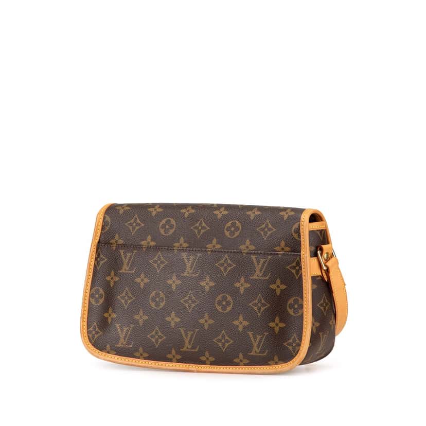 Louis Vuitton Monogram Sologne Brown Canvas Good condition - Back View