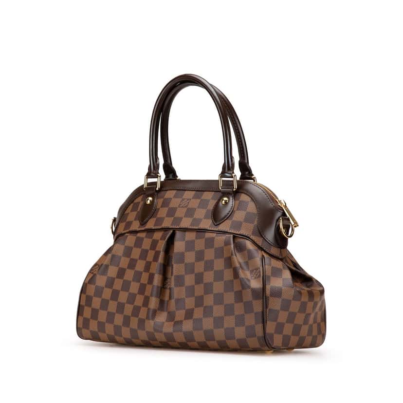 Louis Vuitton Damier Ebene Trevi PM Brown Canvas Good condition - Back View