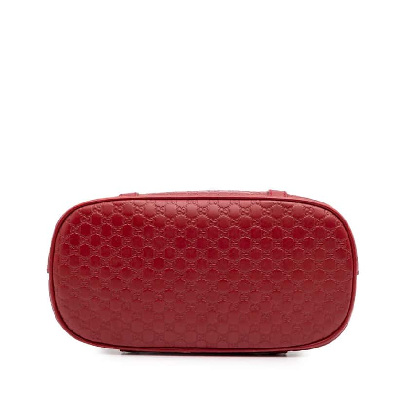 Gucci Mini Microguccissima Dome Satchel Red Leather Good condition - Inside View