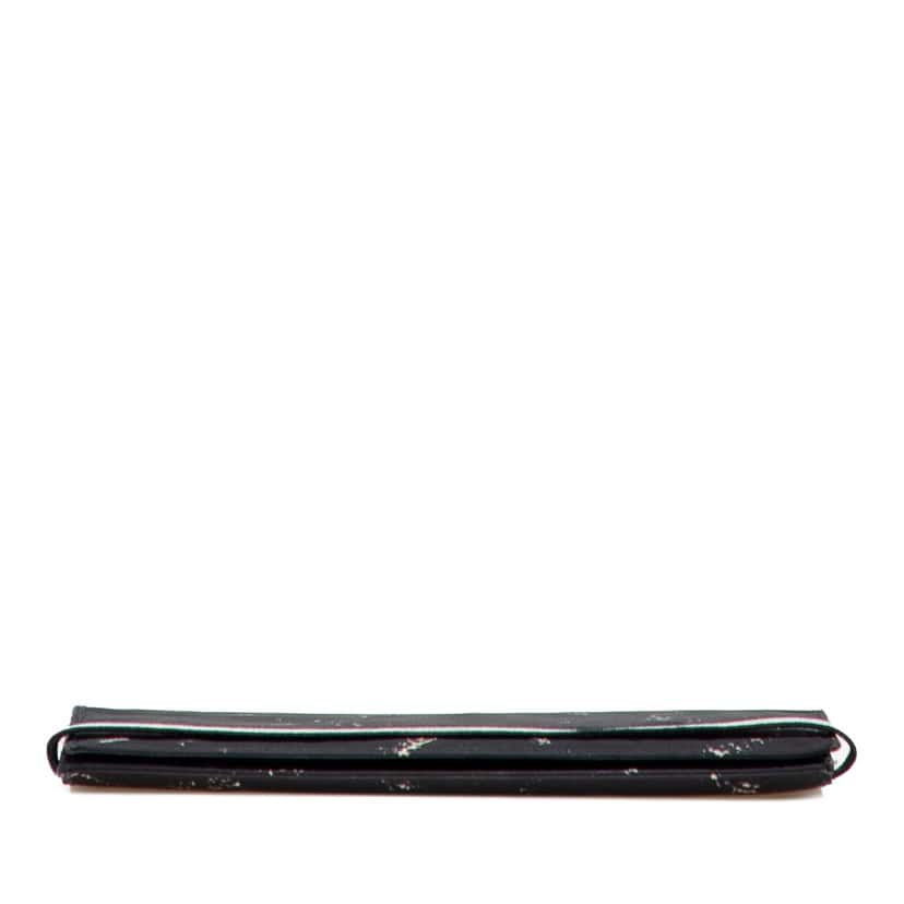 Chanel Old Travel Line Nylon Bifold Long Wallet Black Good condition - Inside View