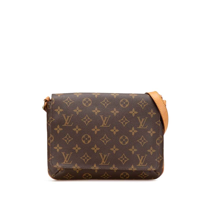 Louis Vuitton Monogram Musette Tango Short Strap Brown Canvas Good condition - Front View