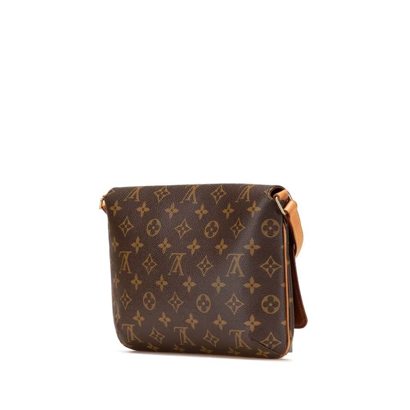Louis Vuitton Monogram Musette Tango Short Strap Brown Canvas Good condition - Back View
