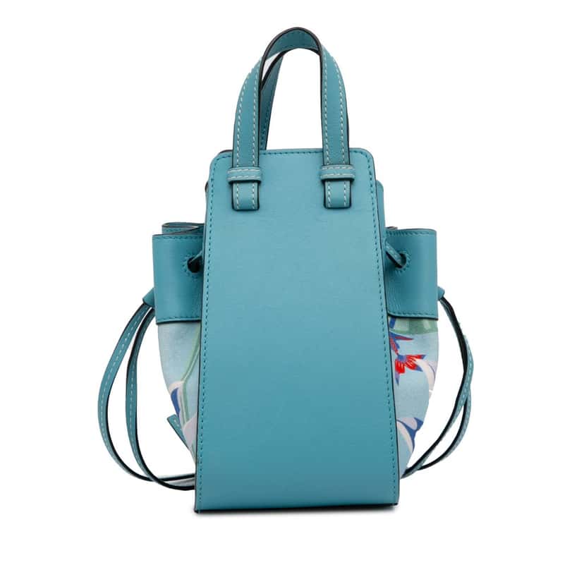 Loewe Paula's Ibiza Mini Hammock Blue Leather Good condition - Model View