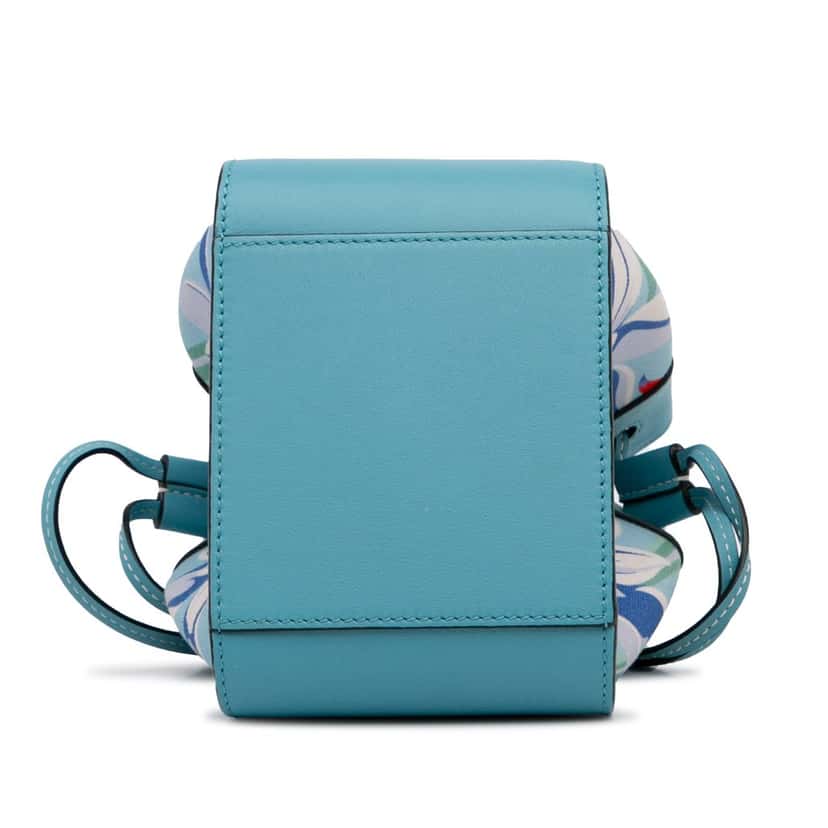 Loewe Paula's Ibiza Mini Hammock Blue Leather Good condition - Box View