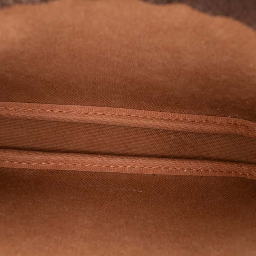 Louis Vuitton Monogram Mini Pochette Accessoires Brown Canvas Good condition - Model View