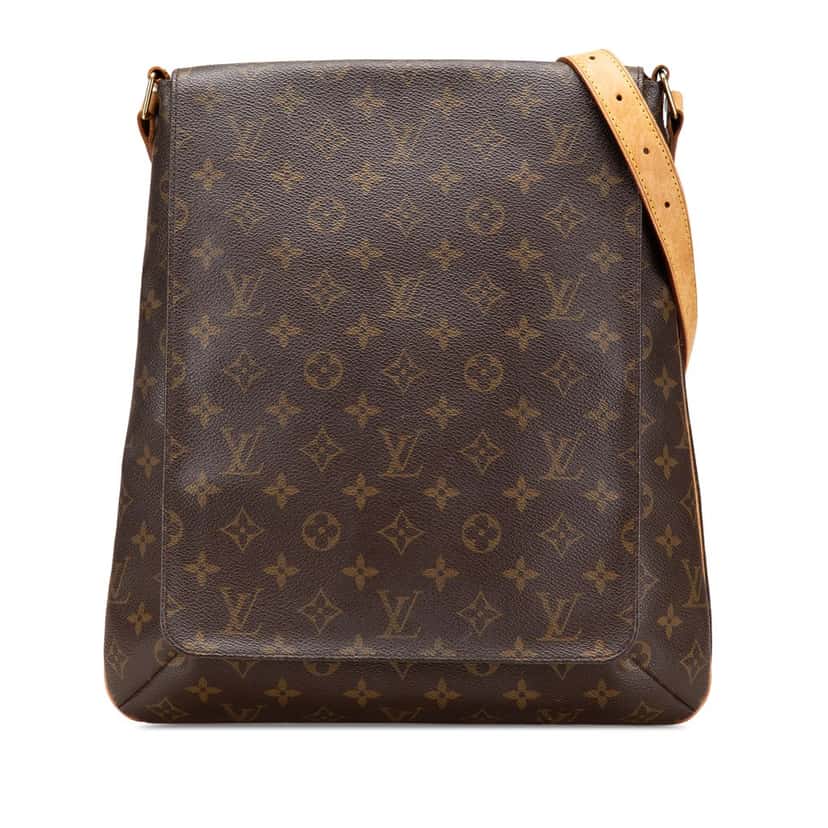 Louis Vuitton Monogram Musette Salsa GM Brown Canvas Good condition - Front View