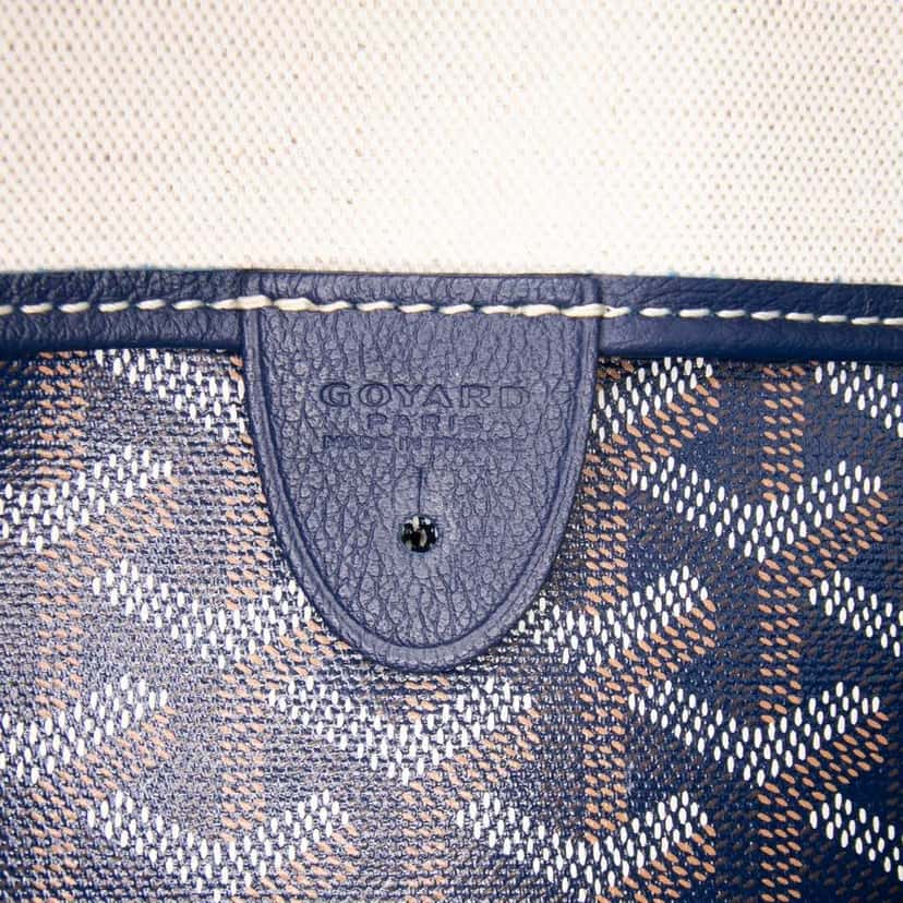 Goyard Goyardine Artois MM Blue Canvas Good condition - Box View