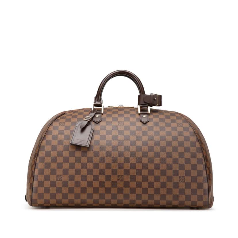 Louis Vuitton Damier Ebene Ribera GM Brown Canvas Good condition - Front View