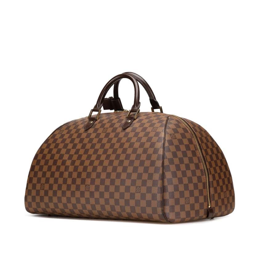 Louis Vuitton Damier Ebene Ribera GM Brown Canvas Good condition - Back View