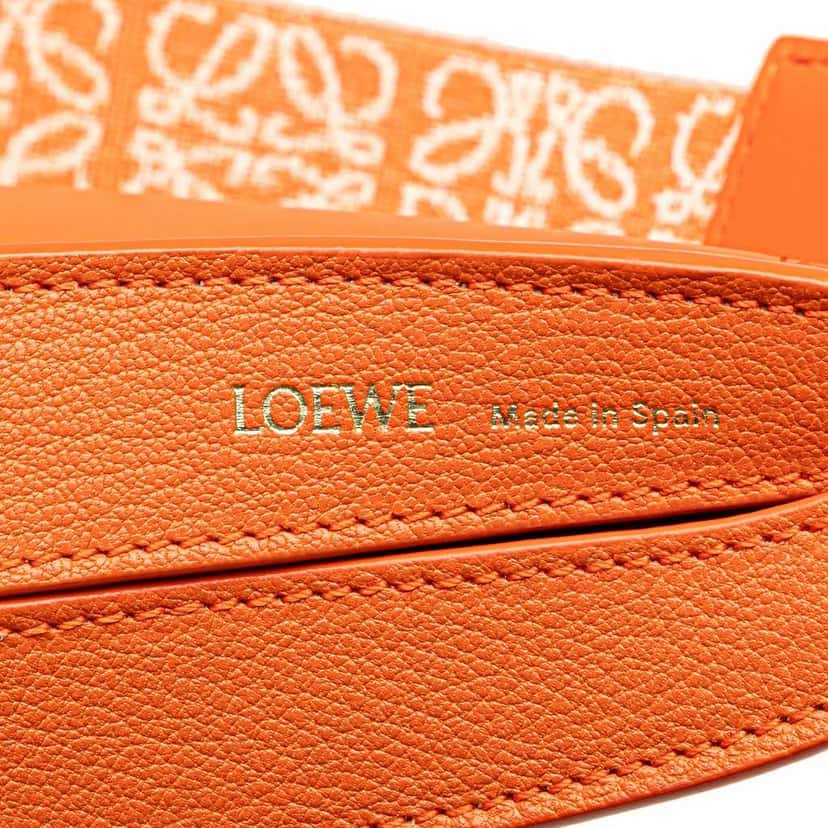 Loewe Small Leather Luna Hobo Orange Leather Very good condition - Box View