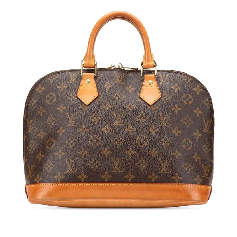 Louis Vuitton Monogram Alma PM Brown Canvas Fair condition - Front View