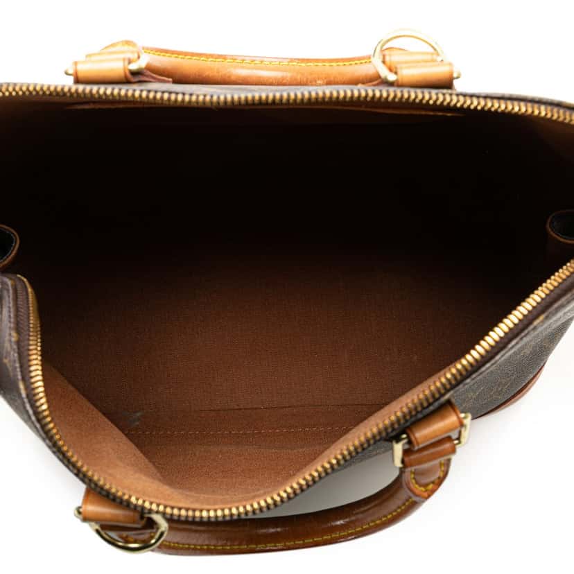 Louis Vuitton Monogram Alma PM Brown Canvas Fair condition - Model View