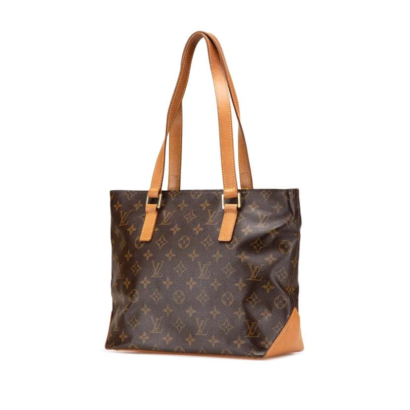 Louis Vuitton Monogram Cabas Piano Brown Canvas Fair condition - Back View