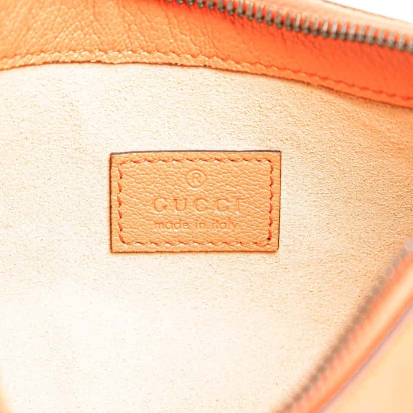 Gucci Mini Leather Aphrodite Shoulder Bag Orange Leather Good condition - Box View