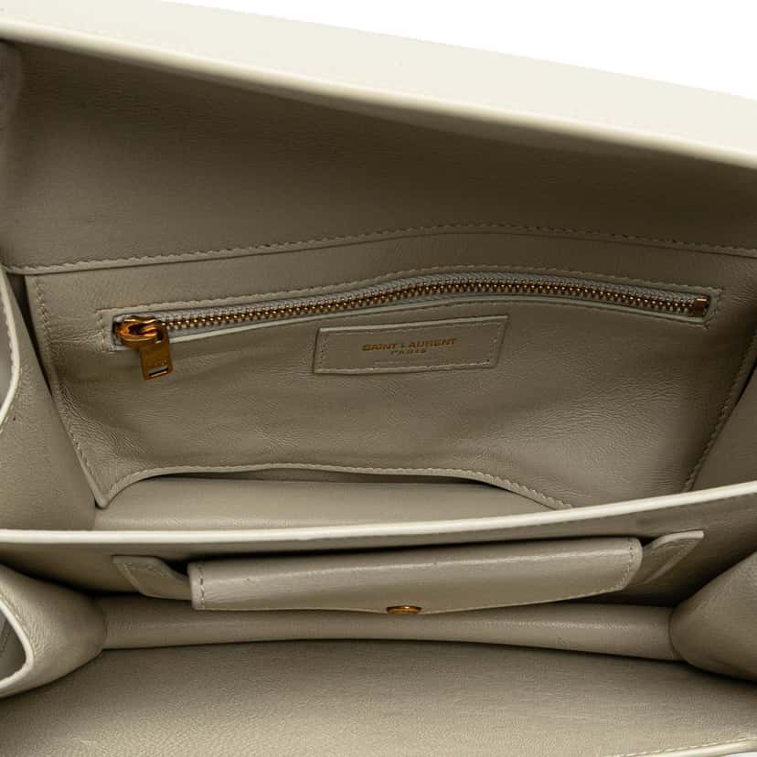 Saint Laurent Leather Catherine Crossbody White Leather Good condition - Model View