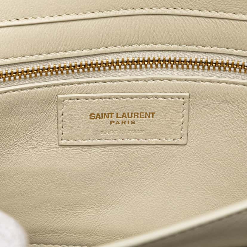 Saint Laurent Leather Catherine Crossbody White Leather Good condition - Box View